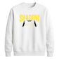 Cute Peeking Cat Shadow Typography Unisex Sweatshirt