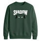 Cute Peeking Cat Shadow Typography Unisex Sweatshirt