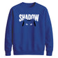 Cute Peeking Cat Shadow Typography Unisex Sweatshirt