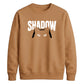 Cute Peeking Cat Shadow Typography Unisex Sweatshirt