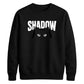 Cute Peeking Cat Shadow Typography Unisex Sweatshirt