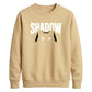 Cute Peeking Cat Shadow Typography Unisex Sweatshirt