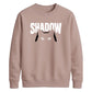 Cute Peeking Cat Shadow Typography Unisex Sweatshirt