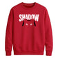 Cute Peeking Cat Shadow Typography Unisex Sweatshirt