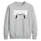 Cute Peeking Cat Shadow Typography Unisex Sweatshirt