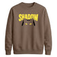 Cute Peeking Cat Shadow Typography Unisex Sweatshirt