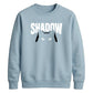 Cute Peeking Cat Shadow Typography Unisex Sweatshirt
