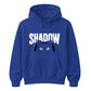 Cute Peeking Cat Shadow Typography Unisex Hoodie