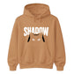 Cute Peeking Cat Shadow Typography Unisex Hoodie