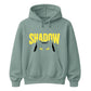 Cute Peeking Cat Shadow Typography Unisex Hoodie