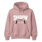Cute Peeking Cat Shadow Typography Unisex Hoodie