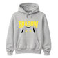 Cute Peeking Cat Shadow Typography Unisex Hoodie