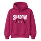 Cute Peeking Cat Shadow Typography Unisex Hoodie
