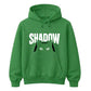 Cute Peeking Cat Shadow Typography Unisex Hoodie