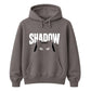 Cute Peeking Cat Shadow Typography Unisex Hoodie