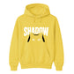 Cute Peeking Cat Shadow Typography Unisex Hoodie