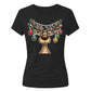 Cute Reindeer Baubles Graphic Christmas Ladies T-Shirt