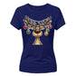Cute Reindeer Baubles Graphic Christmas Ladies T-Shirt
