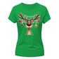 Cute Reindeer Baubles Graphic Christmas Ladies T-Shirt