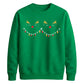 Cute Reindeer Lights Graphic Christmas Unisex Sweatshirt