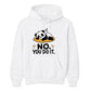 Cute Sleeping Panda No You Do It Slogan Unisex Hoodie