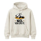 Cute Sleeping Panda No You Do It Slogan Unisex Hoodie