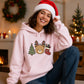 Cute Teddy Bear Reindeer Christmas Unisex Hoodie