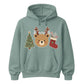 Cute Teddy Bear Reindeer Christmas Unisex Hoodie