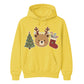 Cute Teddy Bear Reindeer Christmas Unisex Hoodie