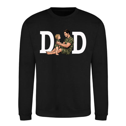 Personalised Image Father Child Father's Day Sweatshirt