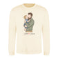 Custom Names Dad & Son Fathers Day Printed Style Sweatshirt