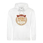 Best Dad Ever Fathers Day 2026 Printed Unisex Hoodie - Hero I Call Dad Moustache Crest - Fathers Day Gift UK