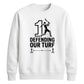 Defending Our Turf Women Cricket Printed Unisex Sweatshirt T20 Womens World Cup