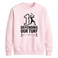 Defending Our Turf Women Cricket Printed Unisex Sweatshirt T20 Womens World Cup