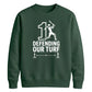 Defending Our Turf Women Cricket Printed Unisex Sweatshirt T20 Womens World Cup
