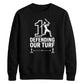 Defending Our Turf Women Cricket Printed Unisex Sweatshirt T20 Womens World Cup