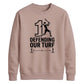 Defending Our Turf Women Cricket Printed Unisex Sweatshirt T20 Womens World Cup