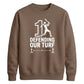 Defending Our Turf Women Cricket Printed Unisex Sweatshirt T20 Womens World Cup