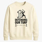 Defending Our Turf Women Cricket Printed Unisex Sweatshirt T20 Womens World Cup