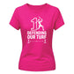 Defending Our Turf Women's Cricket Printed Ladies Fit T-Shirt - England Cricket World Cup 2026