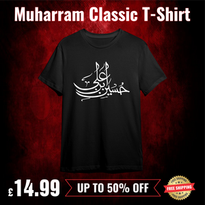 Hussain Bin Ali T-Shirt, Shia Azadari Unisex Tee, Karbala Ashura Shirt, Shia Muslim Azadari Top, Islamic Zuljanah Religious Shirt MH07