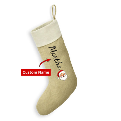 Custom Santa Family Christmas Stocking