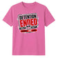Detention Ended Personalised School Leavers Unisex T-Shirt