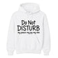 Do Not Disturb Slogan Peace Joy Vibe Graphic Unisex Hoodie