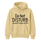 Do Not Disturb Slogan Peace Joy Vibe Graphic Unisex Hoodie