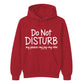 Do Not Disturb Slogan Peace Joy Vibe Graphic Unisex Hoodie