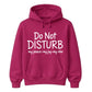 Do Not Disturb Slogan Peace Joy Vibe Graphic Unisex Hoodie