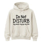 Do Not Disturb Slogan Peace Joy Vibe Graphic Unisex Hoodie