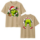 Double sided cheeky graphic Christmas Oversized T-Shirt