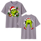 Double sided cheeky graphic Christmas Oversized T-Shirt